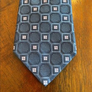 Purple and pink Saks tie